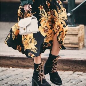 Free People - The Dylan Lace-Up Boots by Free People - Black, size 36 EU